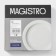 Magistro jarwah lausanne plates, d = 21.3 cm, dining, set 2 pcs, porcelain, gray