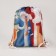 New Year's bag on the lace, the color is blue/multi -colored