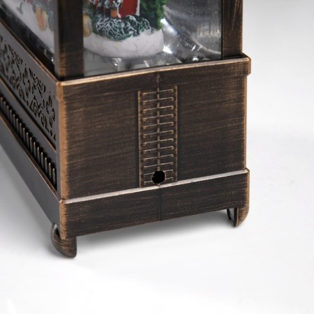 LED figure "Winter Town", 36x12.8x6.5 cm, music, aah3, USB, glow warm white-3