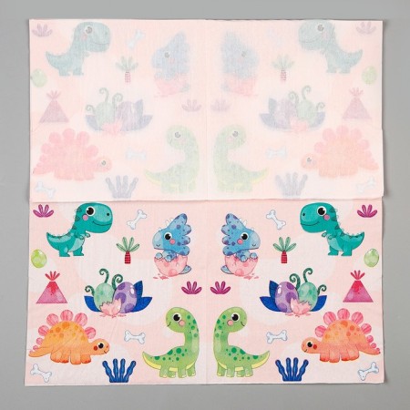 Paper napkins "dinosaurians", in a set of 20 pcs.-2