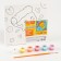 Picture on numbers on canvas with a subframe for children "Appetizing piece", 17 x 17 cm