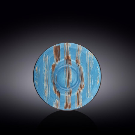 Deep plate Wilmax England Scratch, D = 20 cm, 800 ml, blue color