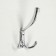 Hook furniture tundra TKT003, three -rod, chrome