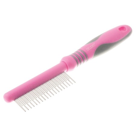 Delight Rose comb, with rings, disclaiming 18/19 teeth 12/20 mm, pink