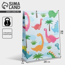 Gift package laminated, packaging, “congratulations”, l 28 x 38 x 9 cm