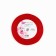 Satin tape with embossing "Happy Birthday!", Red, 2 cm x 22.5 m
