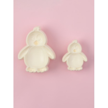 Printing for the test and mastic of the Penguin, set 2 pcs, plastic, dairy-2