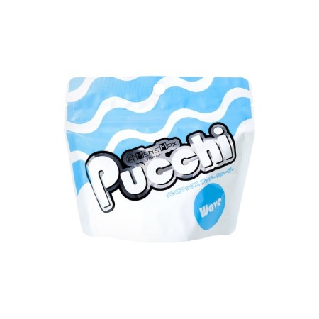 Masterbator Unrealistic Mensmax Pucchi Wave, TPE, 6.5 cm, white color-8