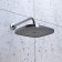 Shower watering can Iddis spahome, upper square, chrome