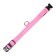 Collar with backlight size S, Osh 35-43 x 2.5 cm, 3 glow modes Pink
