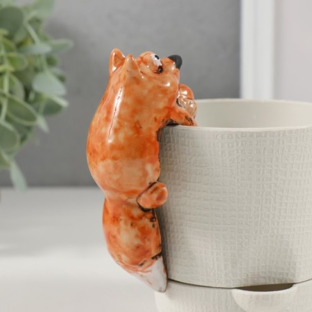 Souvenir Ceramics for Kashpo "Squirrel with Stoil" 4.9x4.4x11 cm-2