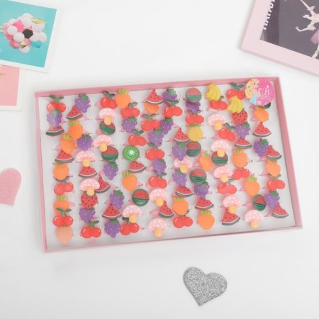 Children's ring "chosen" fruit garden, shape mix, color-1