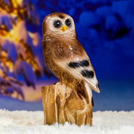 Garden figure "Owl on the stump" 28cm-3