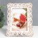 Photo frame plastic 10x15 cm "knitted" white with gold 20.5x15.5 cm