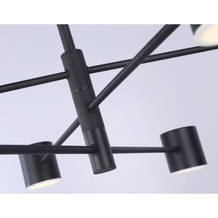 LED LED SUBSTANCE AMBRELLA LIGHT, LINETECH, FL51712, 6XLED, 29 W, 2175LUM, 3000-6400K, Black Color Black-5