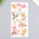 Stickers "birds in roses" set of 3 sheets 10x20 cm