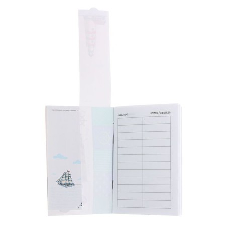 Notebook for recording foreign words A6, 32 sheets "Mayak", with valves-3