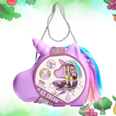 Game set "ice cream shop" in a purse-12