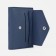 Women's wallet on magnet, blue color
