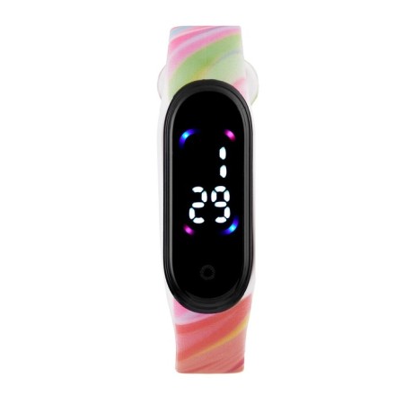 Watch washing electronic "Rainbow", 3 atm, silicone strap