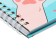 Gift notebook, 45 sheets, line, on the castle, on the crest, paws (17.8x13cm)