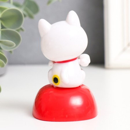 Plastic pendulum from the solar battery "Cat Mani-Neko Happy" mix 8.5x5x6 cm-2