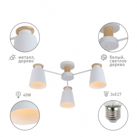 ADNA 9112-303 3HE27 40W chandelier-3