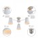 ADNA 9112-303 3HE27 40W chandelier