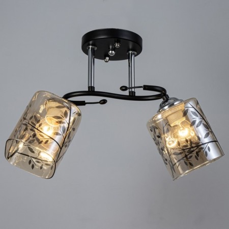 Arnella chandelier 2he27 40W Black 45x26x27 cm Bayerlux-1