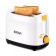 Toster KitFort KT-6206, 750 W, 5 modes of frying, 2 toasts, black and white