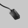 Power supply for the built-in track system Technical TRA084B-12B-200, 200x2.5x1.8 cm, black color