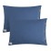 A set of pillowcases Ethel 50*70 cm - 2 pcs, col. Blue, Zhart cotton, 140g/m2