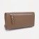 Women's wallet on magnets, beige color
