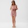 Female pajamas (T -shirt and shorts) Kaftan p. 48-50, dark pink