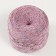 Knitted yarn "Ribbon" with Lurex 85m/170 ± 5 g (pink, lurex: rainbow)