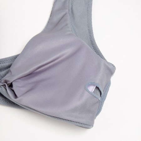 Top bathing female minku is plain, gray color, size 50-7
