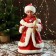 Snow Maiden "in a red fur coat and hat" moves 40 cm