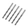 Tundra metal drill, HSS, cylindrical shank, 8 x 115 mm, 5 pcs.