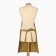 Apron Ethel "Kitchen" ts. Brown, 60x70cm, sarzha, 100% x/l