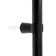 Electric heated towel rail, PE-01, P-shaped, 220x500 mm, black