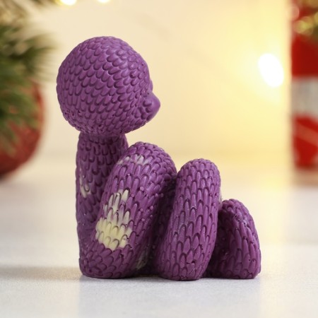 Figure soap "Snake of Malenka" purple with yellow spots-2