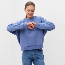 Female sweatshirt, steel color, size 50