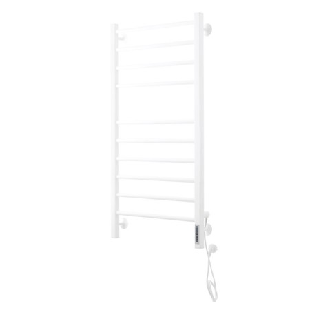 Domoterm electric heated towel rail "Cuba" P10, 500x1000 mm, right, white matte