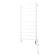 Domoterm electric heated towel rail "Cuba" P10, 500x1000 mm, right, white matte