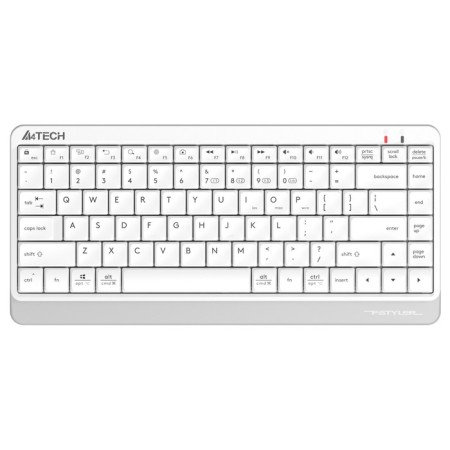 Keyboard A4Tech FSTYLER FBK11 White/gray USB wireless BT/Radio Slim (FBK11 White)