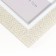 Photo frame Plastic format A4 "Weaving Bezh" Inner silver stroke 34.8x26.3 cm