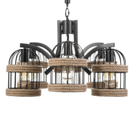 Senza chandelier 6he27 Black 74x39x20 cm-4