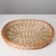 Bakery with a lid of oval rod, 30x40khn18 cm, willow