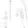Bravat Drop 7F14898C-2 sink mixer with hygienic shower