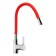 MIRA 5098-1 kitchen mixer, single-leaf, 35 mm cartridge, flexible surge, chrome/red